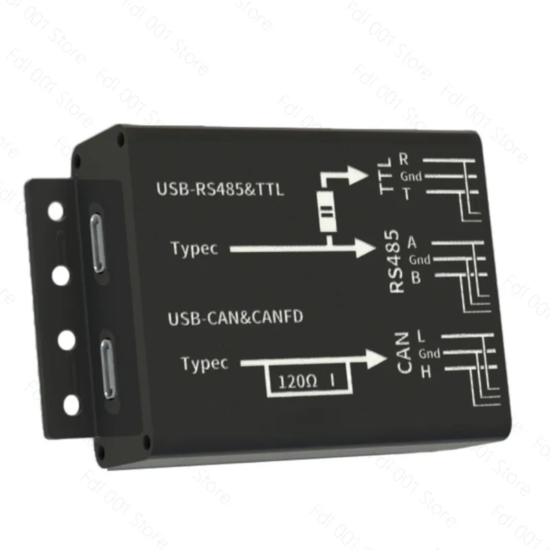 USB To CAN FD Debugger Serial Adapter Isolated for Hollow Motor Raspberry Pi