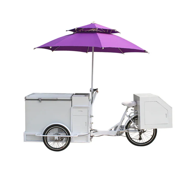 Front Load Ice Cream Electric Tricycle Cargo Bike With High Quality Freezer For Sale Wholesale Pri 2021 Trends