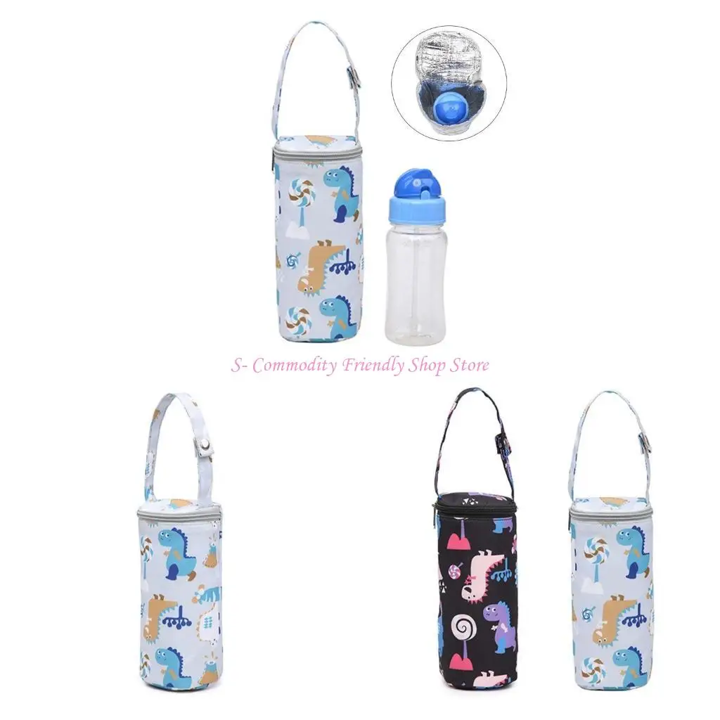 

85AE Baby Bottle Warmer Bag Bottle Warmer Baby Stroller Warmer Bag For Breastmilk Bottle Heating Safety