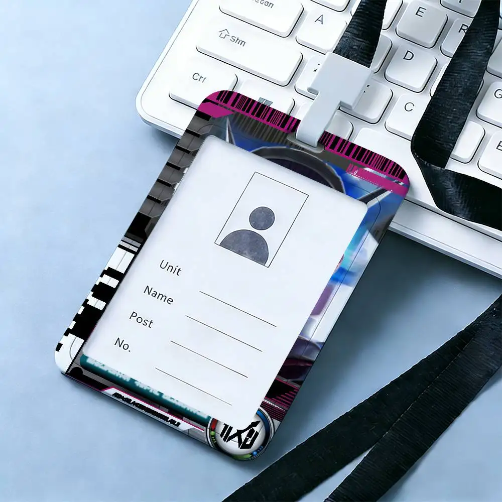 Anime K-Kamen Rider Card Holder Employee Card Cover Lanyard Work Business ID Badge Holder Name Tag Cards Case - view 6
