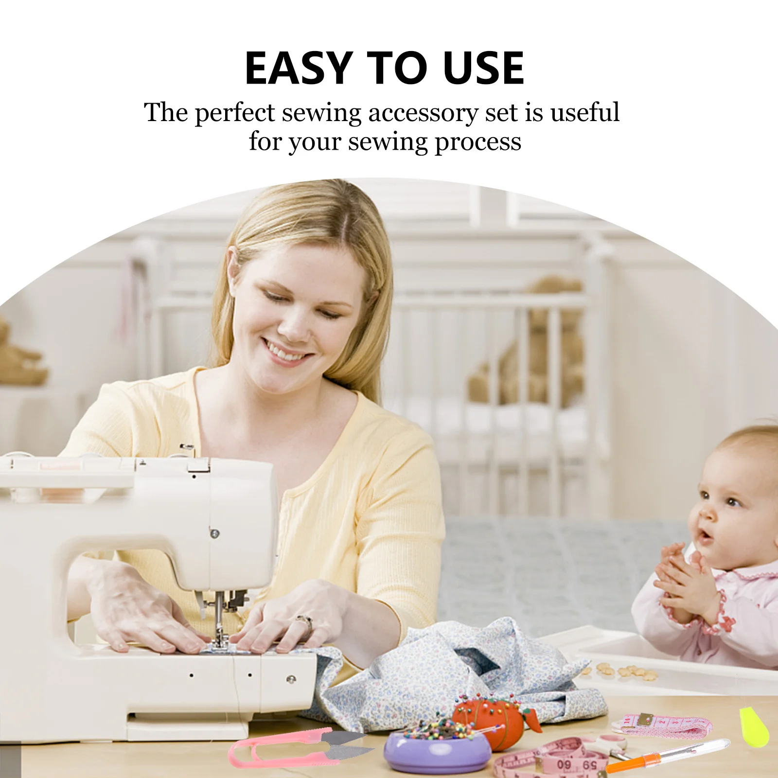 

1 set 1 Set Useful Flexible Rule Simple Stitch Remover 12-Color Threads Sewing Machine Accessories Household Sewing Tools Needle