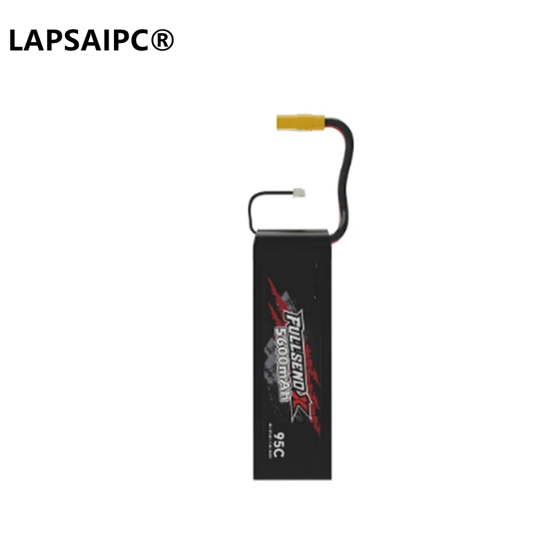 

Lapsaipc for iFlight Fullsend 8S 5600mAh 29.6V 95C LIPO Battery with XT90 connector for FPV parts