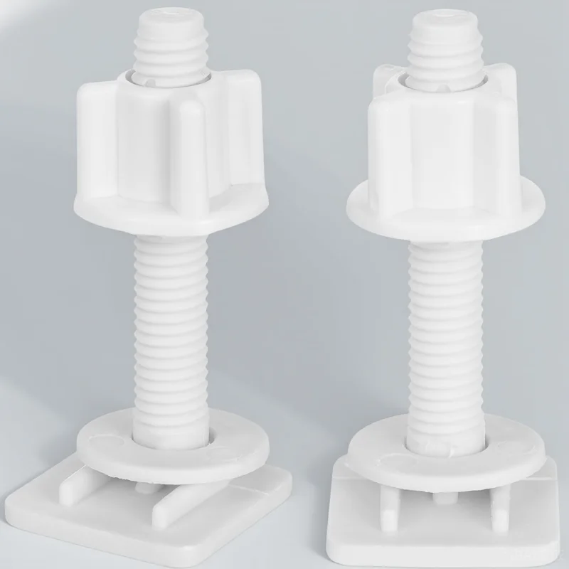 

2 Pcs Toilet Cover Screw Installation Accessories Bidet Seat Top Fixing Part Abs Heavy Duty Bolts
