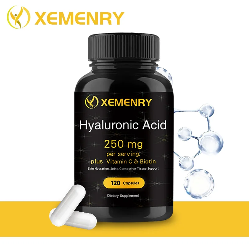 

Hyaluronic Acid Capsules - Antioxidant Deeply Nourish Skin Brighten Elastic Skin and Joints Health