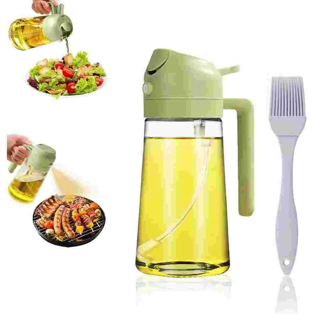 

2 in 1 Kitchen Oil Dispenser, Kitchen Oil Dispenser Bottle, Kitchen Oil Dispenser Spray, 500ml Cooking Oil Dispenser Sprayer