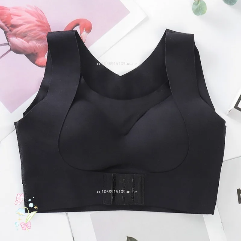 Plus Size Bra Women Posture Corrector Bras  Humpback Correct Tops Front Closure Sports Underwear Soutien Gorges  Нижнее Белье