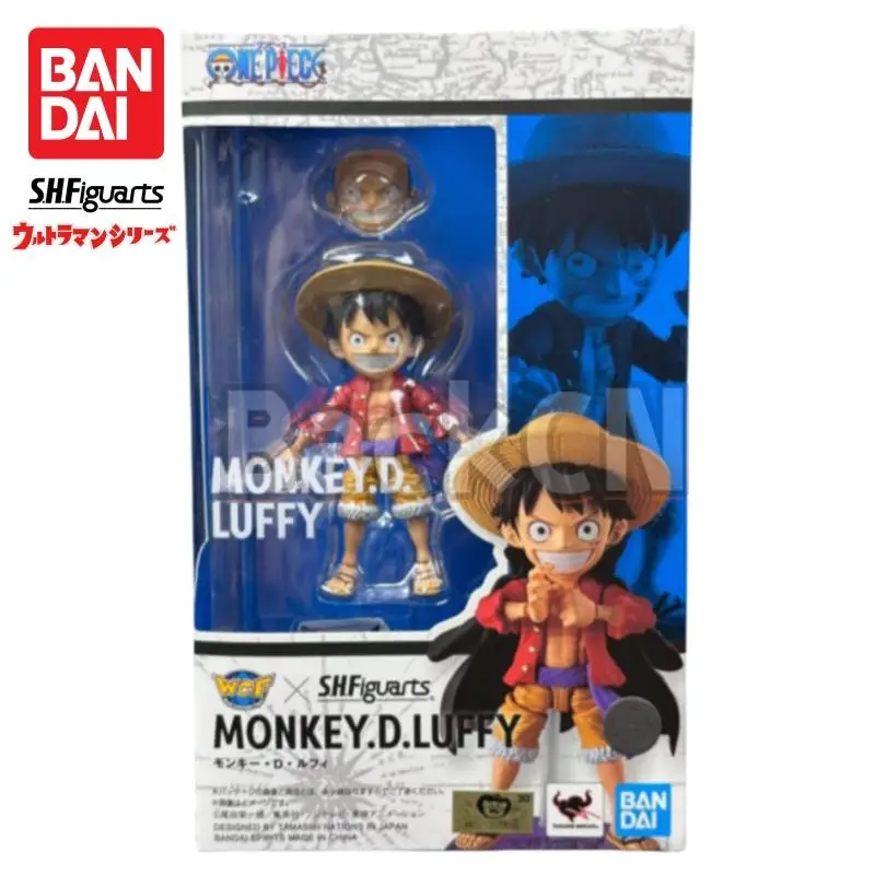 

In Stock Bandai Original S H Figuarts One Piece Monkey D Luffy Action Figure Model Doll Brand New Boxed Figure Toys Model Garage