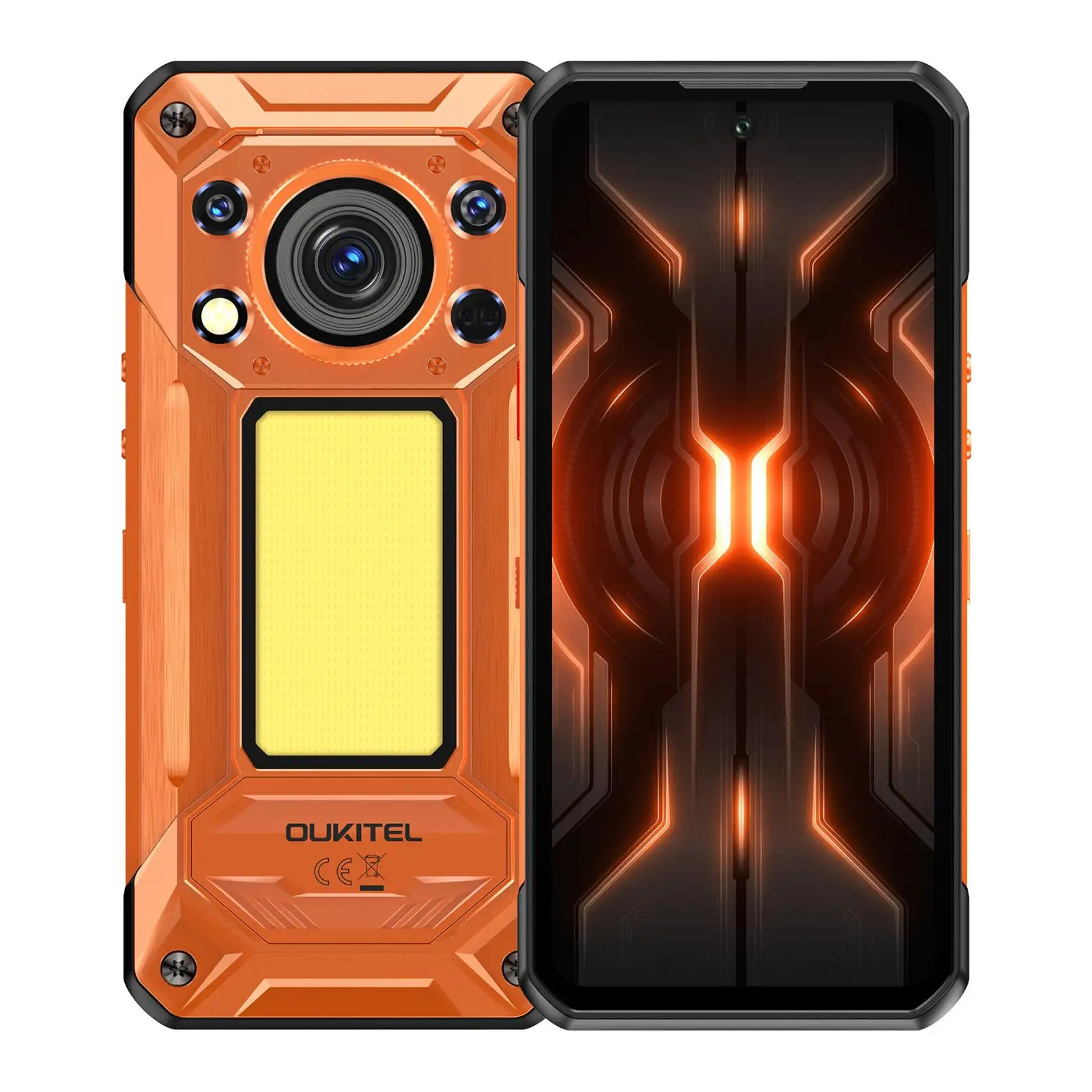 Oukitel WP500 Rugged Phone 12GB+1TB Night Vision 6.78'' Android 16 MTK Dimensity 8300 10000mAh 108MP NFC 5G Smartphone