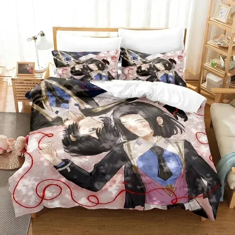 

Luxury New 3D Print Anime Game DAIROKU AYAKASHIMORI Bedding Set Duvet Cover Bed Set Quilt Cover Pillowcase Queen Size Boys Adult