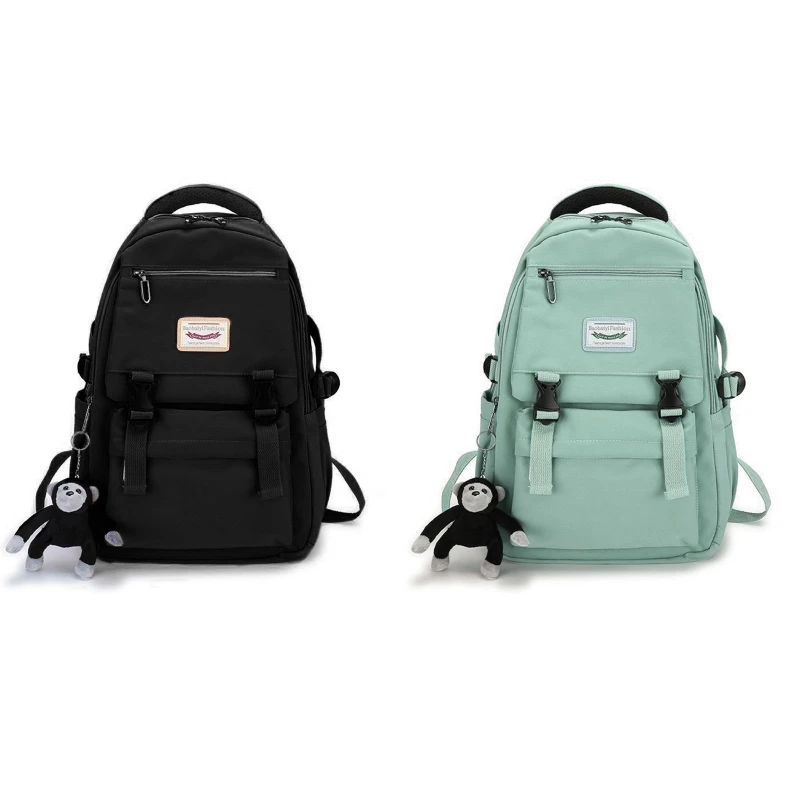 E74B Công Suất Lớn Daypack Lô Thời Trang Nylon Sinh Đựng Dành Cho Học Sinh Thanh Thiếu Niên Nữ Cô Gái Giày Laptop Học