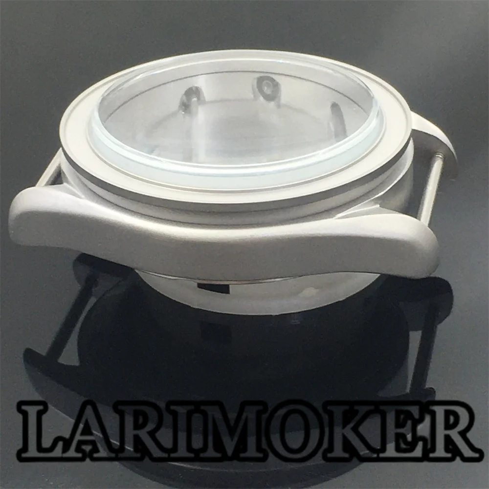 LARIMOKER 40 مللي متر حافظة ساعة فضية مع 38.5 مللي متر أزرق أحمر فضي أخضر أسود مدي لملحقات ساعة حركة الكوارتز VK63