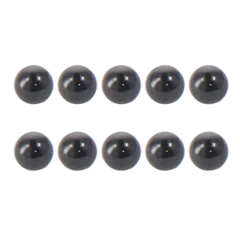 10pcs Self-lubricating Ceramic Bearing Balls Stable 1mm~6mm Black Ceramic Beads Silicon Nitride Ball Door Locks