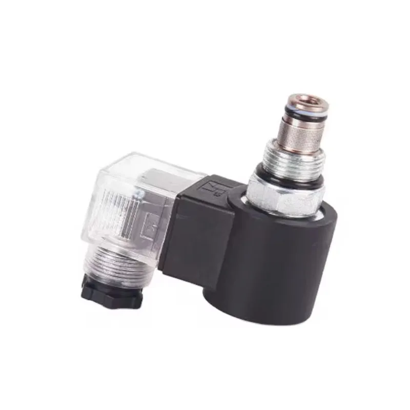 

Hydraulic cartridge high pressure two way two position poppet solenoid valve normally closed pump spare parts