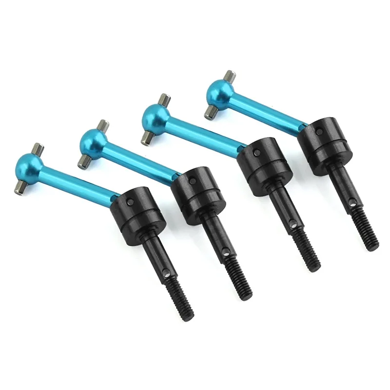 

RC Car 4pcs Metal Universal Drive Shaft Driveshaft CVD 53792 for Tamiya TT01 TT02 TT01D TT01E TA04 1/10 RC Car Upgrades Parts