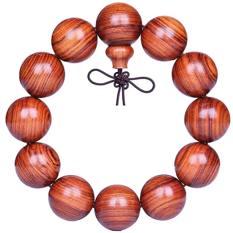 Desert Iron Wood Buddha Bead Huanghua Pear Wooden Bracelet Men's And Women's Hand String Rosary Submerged Literary