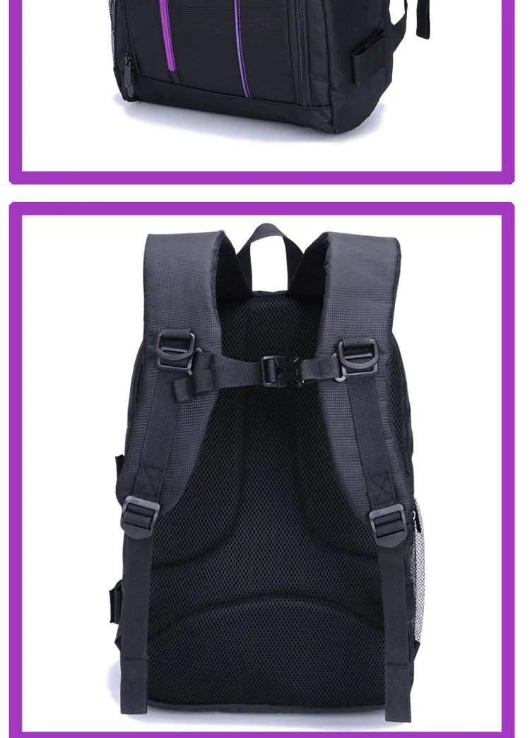 Rucksack für Kameratasche, wasserdicht, Outdoor-Fotografenrucksäcke für Video, digitale DSLR-Fototasche, Tasche für Canon/für Nikon – Detail 19