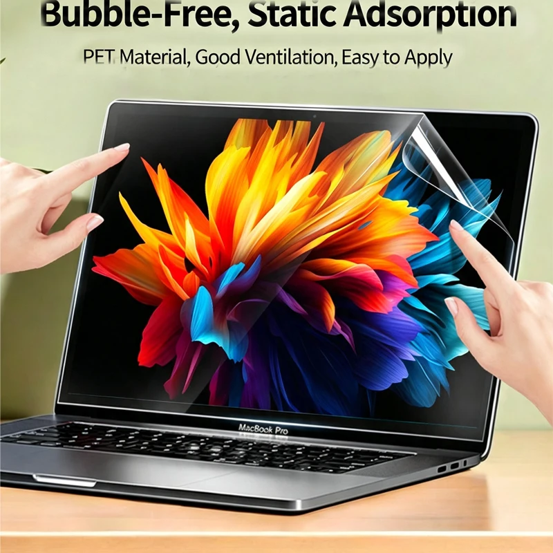2Pcs Anti-Glare Screen Protector for MacBook Pro 16 Air 13.6 15 Inch Soft Matte Protective Film for Apple Mac Book Matte Film