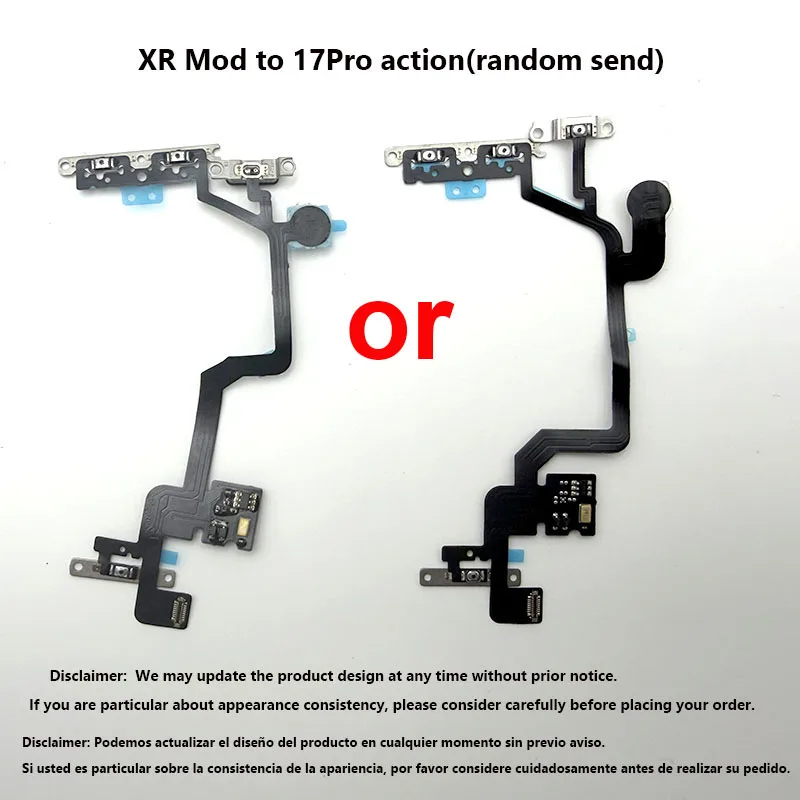 iPhone XR to 17 Pro Flash Switch Flex Cable