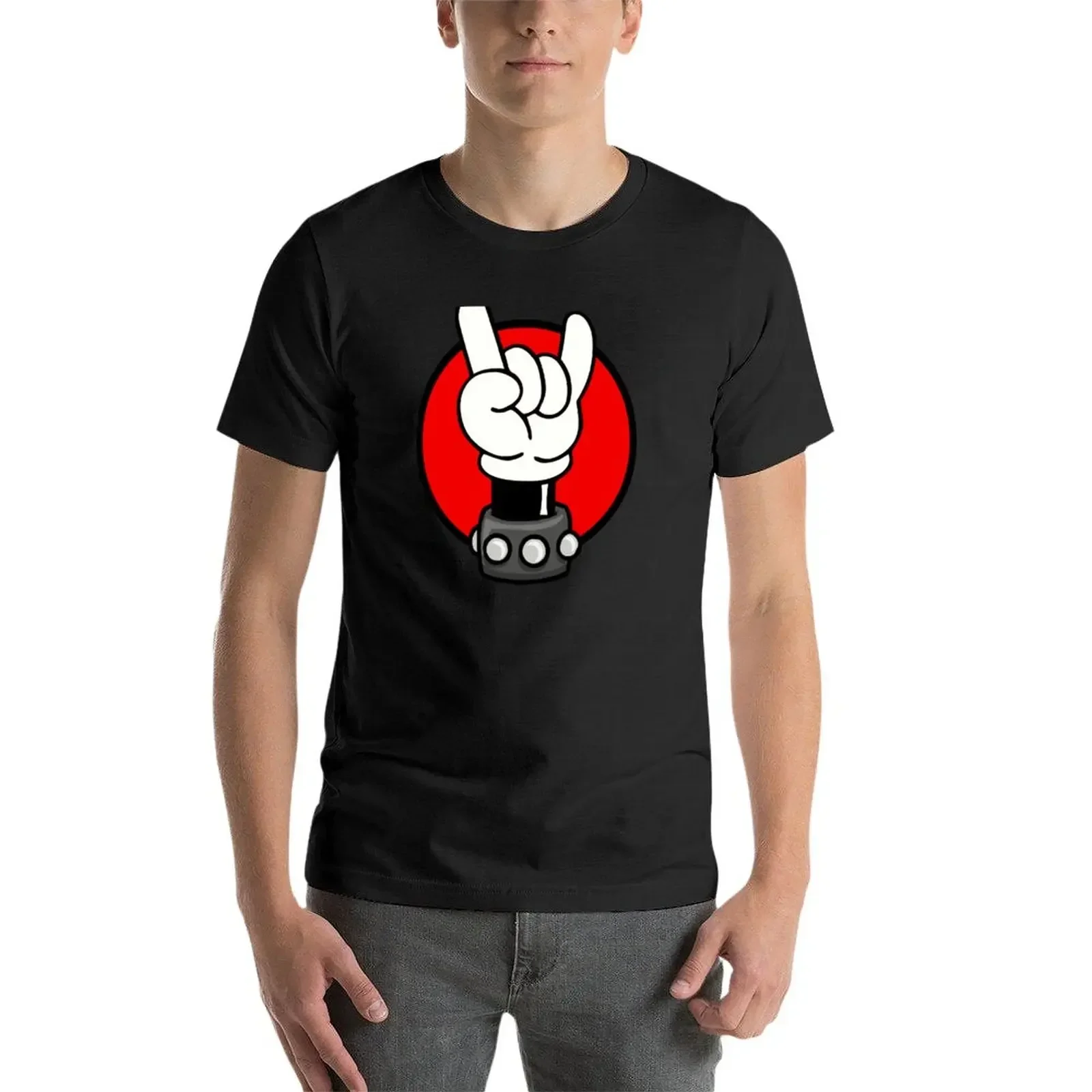 ROCK ON T-Shirt tops new edition street wear Men's t-shirts