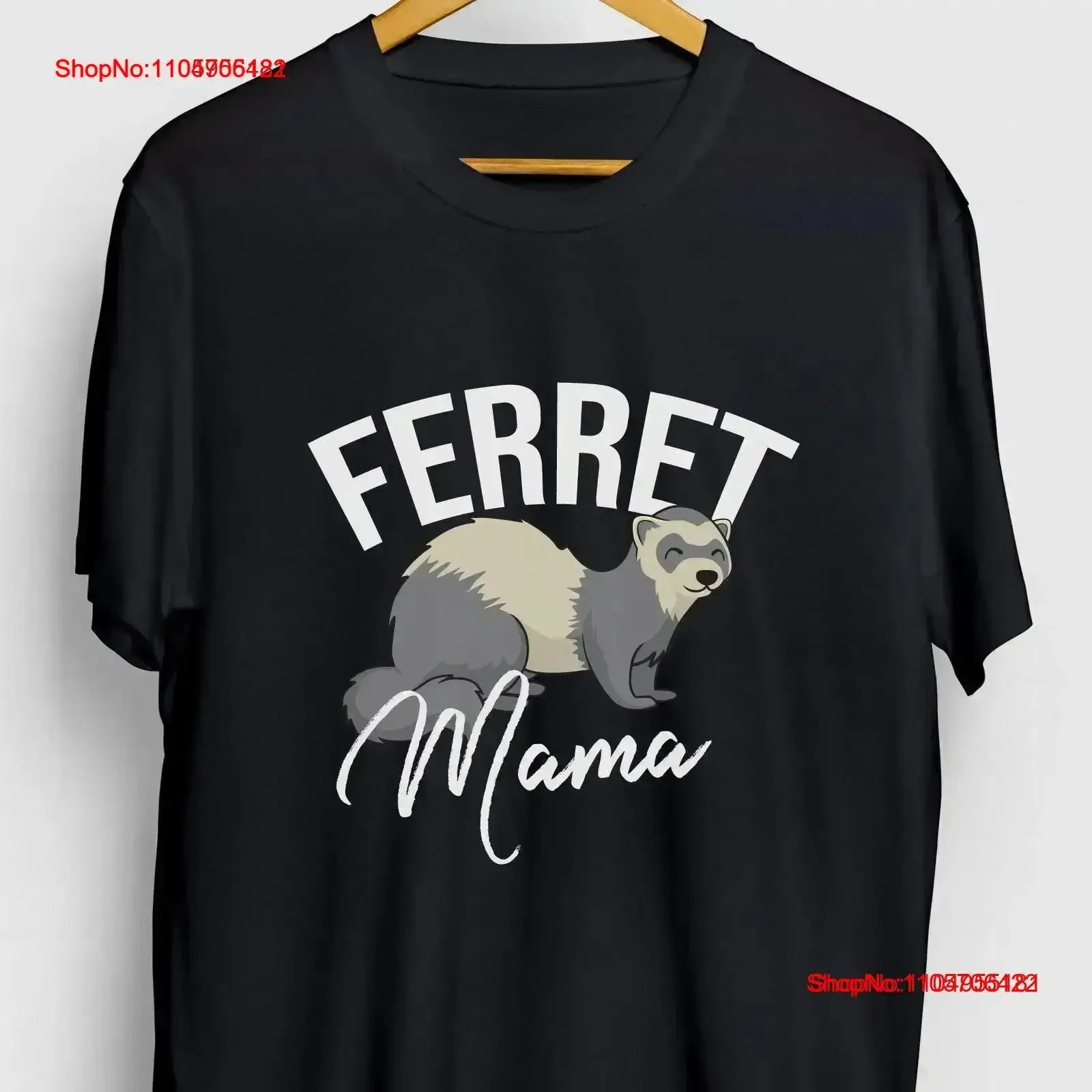 Ferret Mama Funny Animal T Shirt Pet tee Youth vintage Washed Soft Stylish Top For Everyday Wear Stretched Casual vintage