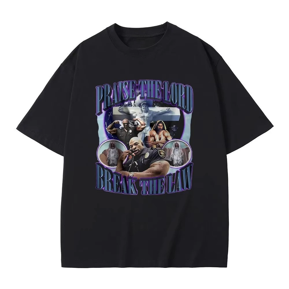 الثناء الرب كسر القانون روني كولمان غطاء المضخة طباعة الرجال النساء مضحك اللياقة البدنية الصالة الرياضية التي شيرت الذكور المتضخم تي شيرت للجنسين