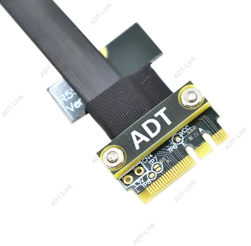 ADT-Link M.2 WiFi To PCI-E x1 Extension Cable Key A.E. Extender Adapter PCIe 3.0 x1 Audio Card To M.2 A.E Wifi Full Speed 8G/Bps