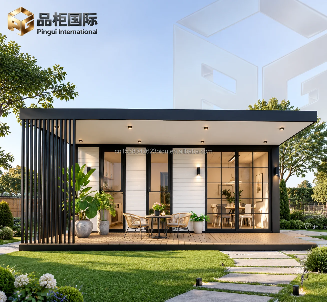 Custom Container Tool House Luxury Mobile Living Villa Hotel 40ft 20ft Prefab Modular Expandable Modern Design 1 Year Warranty