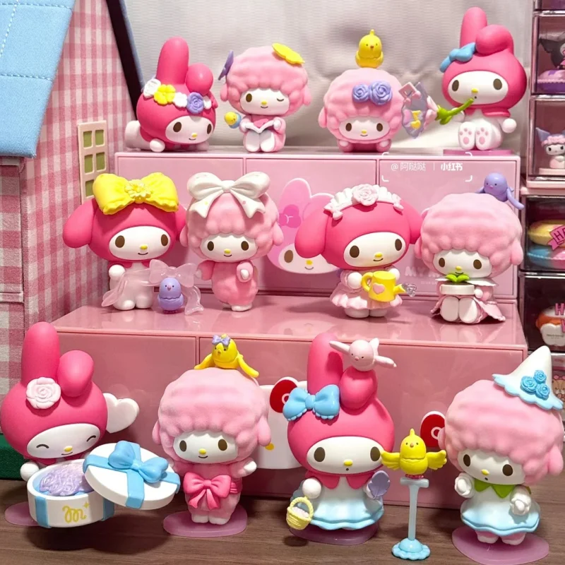 

Подлинная серия Sanrio My Melody My Sweet Piano Meet, загадочная слепая коробка, игрушечная модель, аниме-фигурка, коллекционные украшения, экшн-подарки