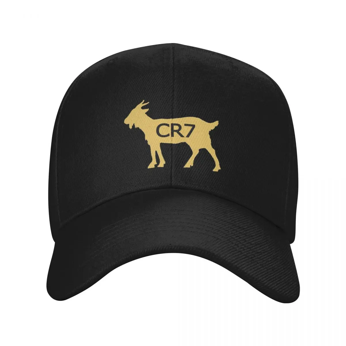 

CR7 GOAT Gold Baseball Cap custom caps fishing caps man derby hat Men Hats Women's