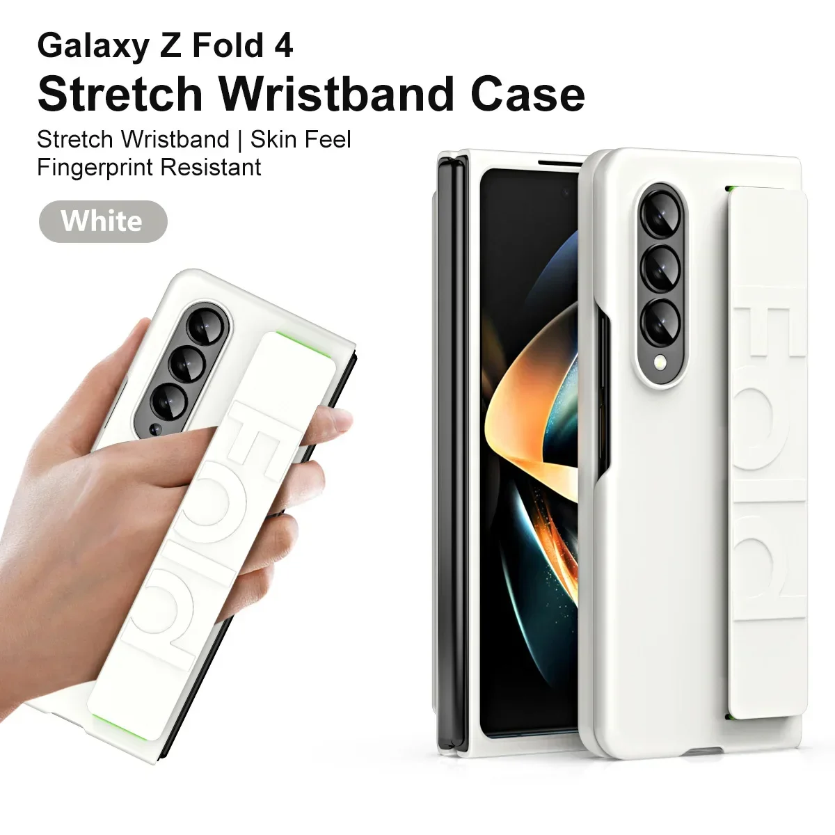 For Samsung Galaxy Z Fold 4 Case High Quality Z Fold 3 Silicone Grip Cover Handle Protector For Z Fold 2 Z Fold 5