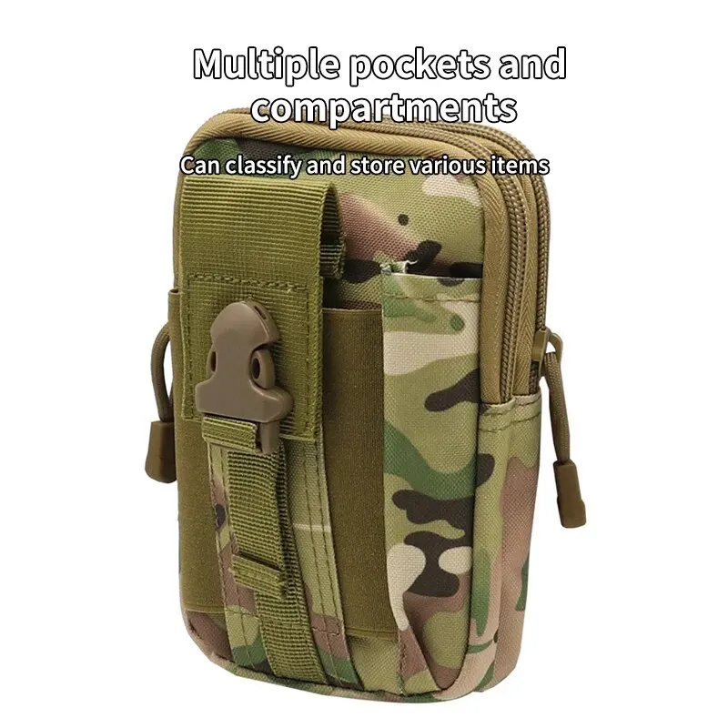 Outdoor Sports Camping Tactical Wallet Male 5.5/6 Inch Waterproof Mobile Phone Bag Wearing a Belt Running Bag.