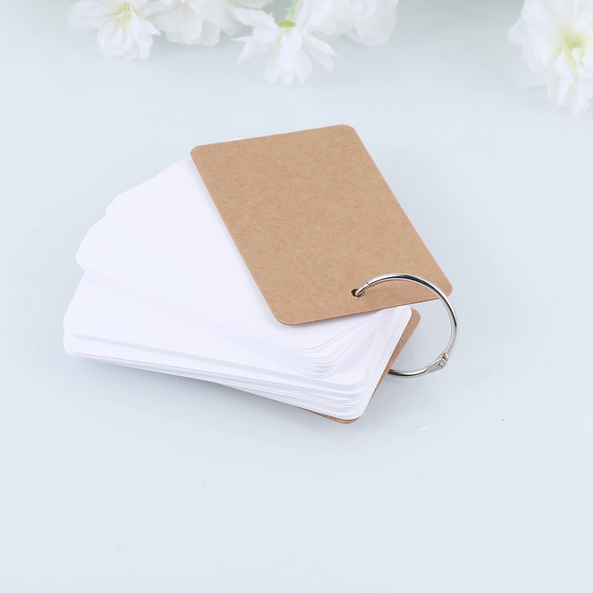 3pcs Message Cards Blank Paper Portable Ring Binder Mini Notepad For School Office Memo Pads Creative Note Pads Pocket Notepad