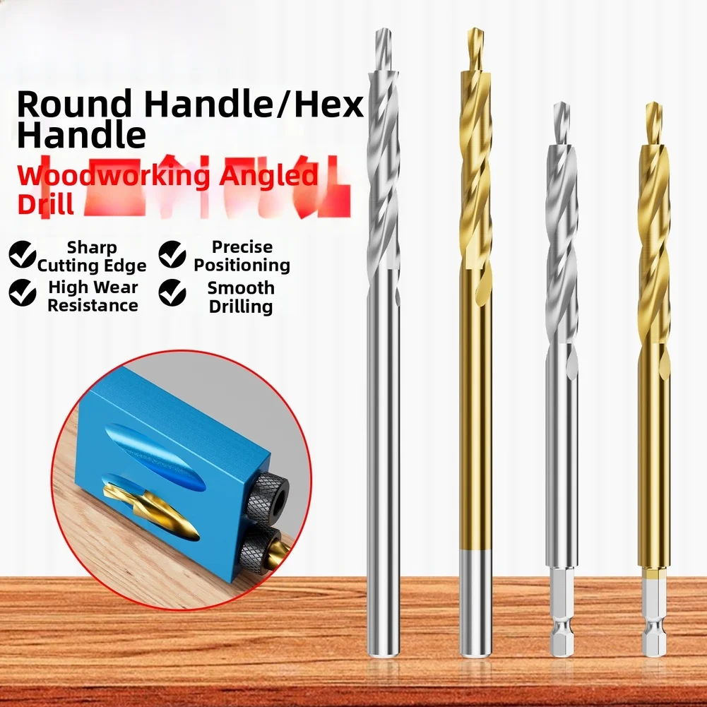 

1pc 15-Degree Angled Hole Drill Bit Adjustable Woodworking Oblique Hole Locator Drill Bit For Electric Drill Cordless Drills