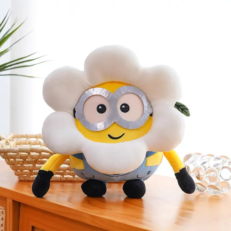 Bob en Peluche Énorme des Minions, de 9 Pouces, 25cm, Décoration au Beurre, Cadeau d'Anniversaire pour Enfant, 1 Pièce