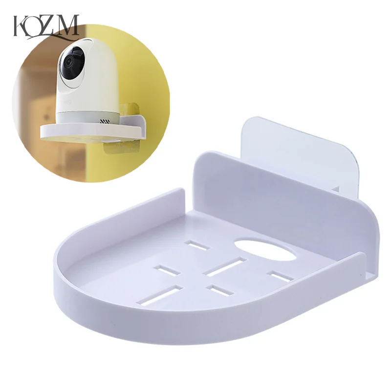 

1Pcs Mini Punch-Free Security Surveillance Camera Stand Home Self-Adhesive Drill-free Fixer Traceless Wall-Mounted Bracket New