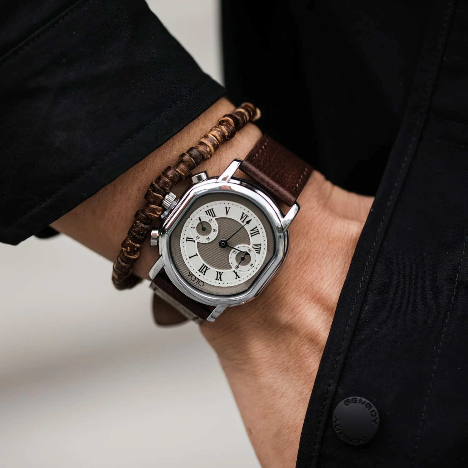 CILOA レトロシルバーウォッチ メンズブランド 正規品 - Luxury Watch Trends 2025 のレビューと価格