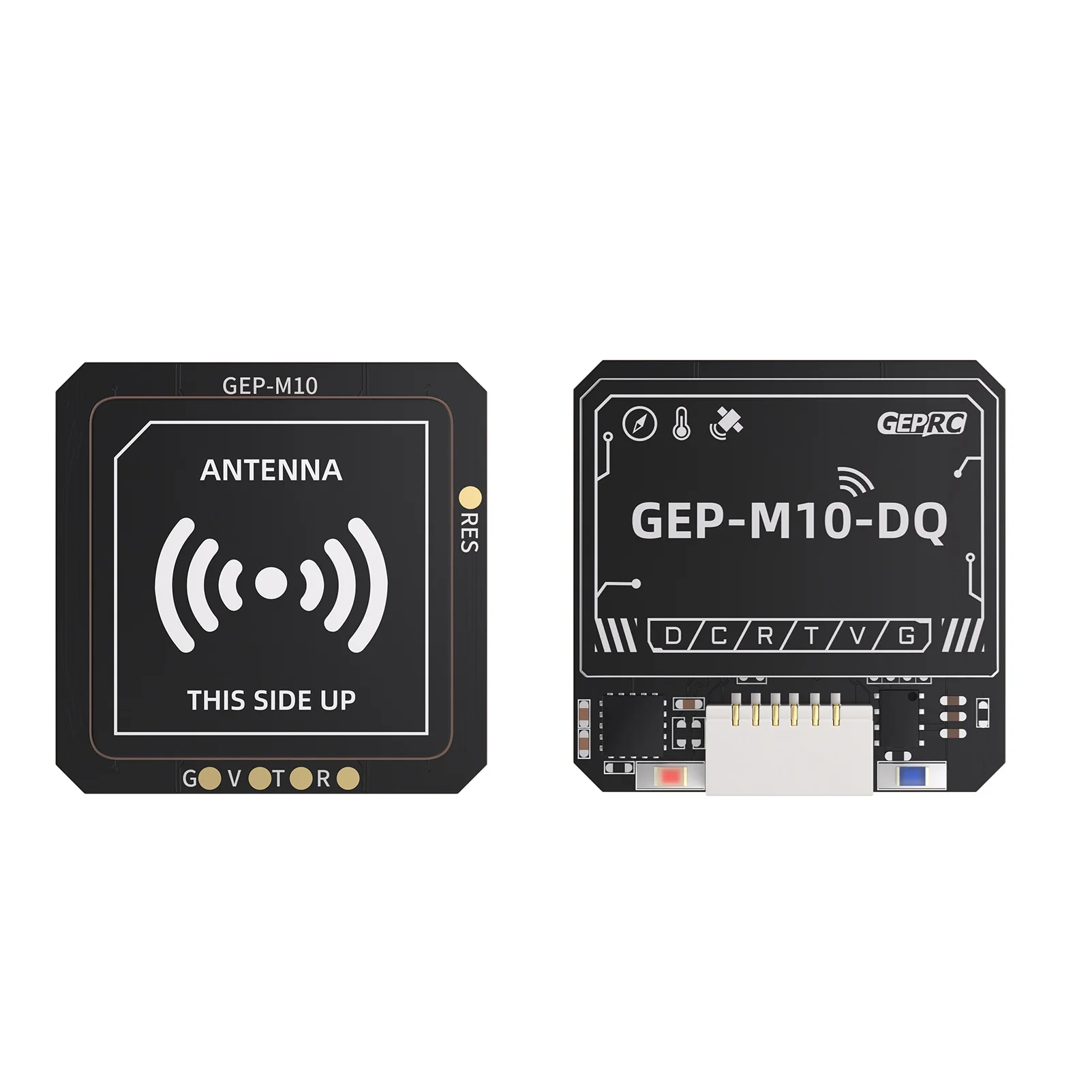 

GEPRC GEP-M10 Series GPS Module Integrate SBAS Joint Positioning M10 Chip QMC5883L Magnetometer DPS310 Barometer For FPV Drone