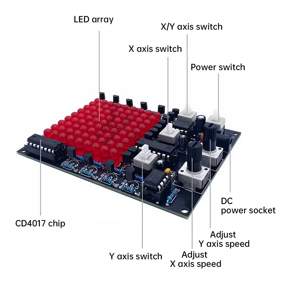 Electronic Walkie-Talkie Radio DIY Kit Wireless Walkie-Talkie FM Radio Circuit Board Construction and Soldering Practice Kit