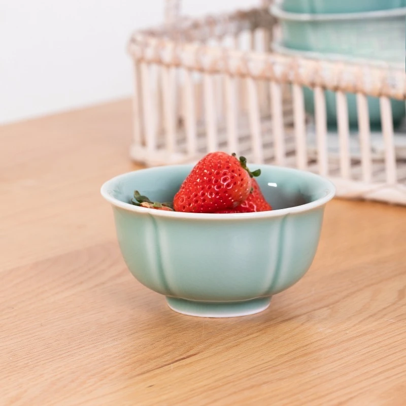 Household ceramic vegetable plates, noodle soup bowls