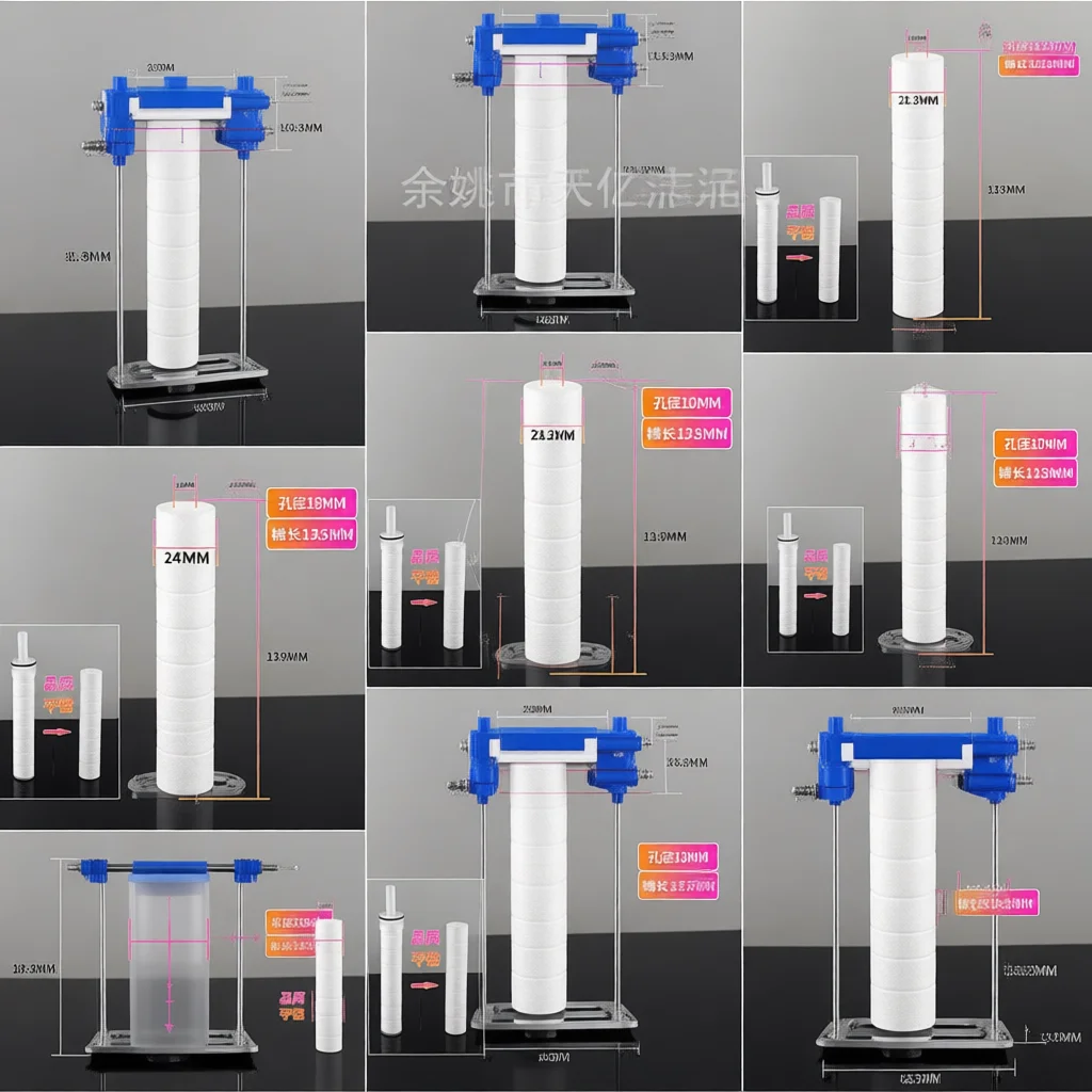 Bathroom Shower Head Filter Cartridge PP Cotton Replacement Universal Water Purifier Softener Sediment Removal Accessories