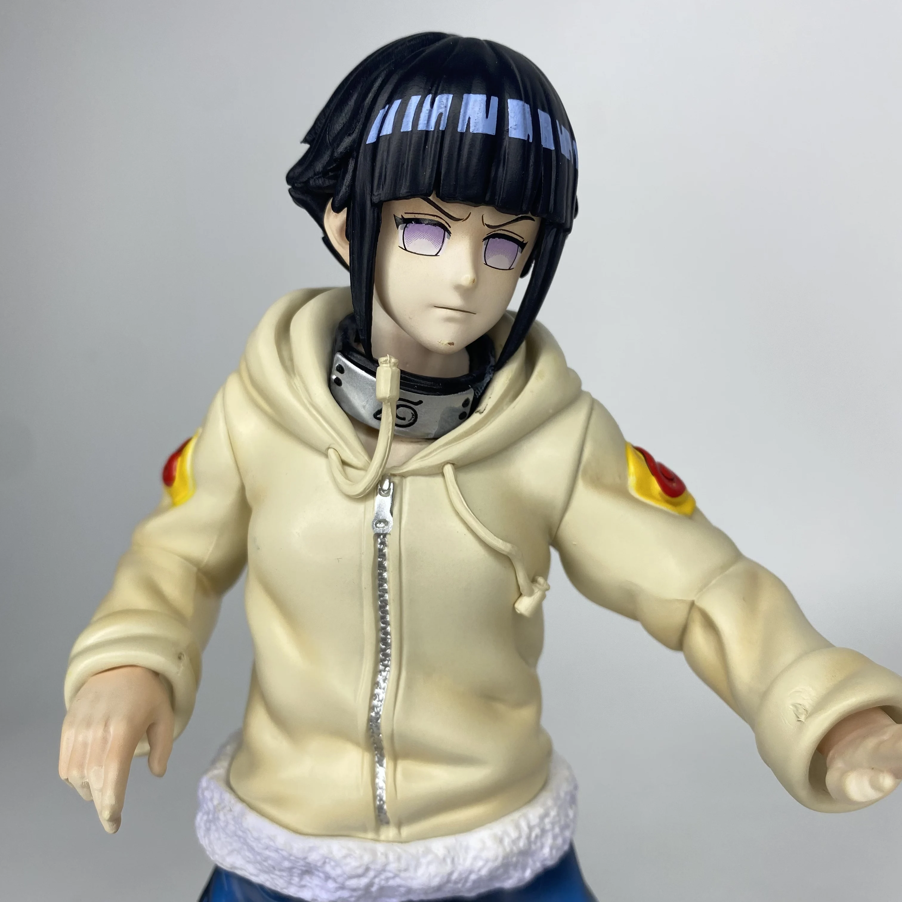 Naruto Childhood Hinata Naruto Wife High Quality Edition Anime Peripheral Handmade Model Play Birthday Gift for Students