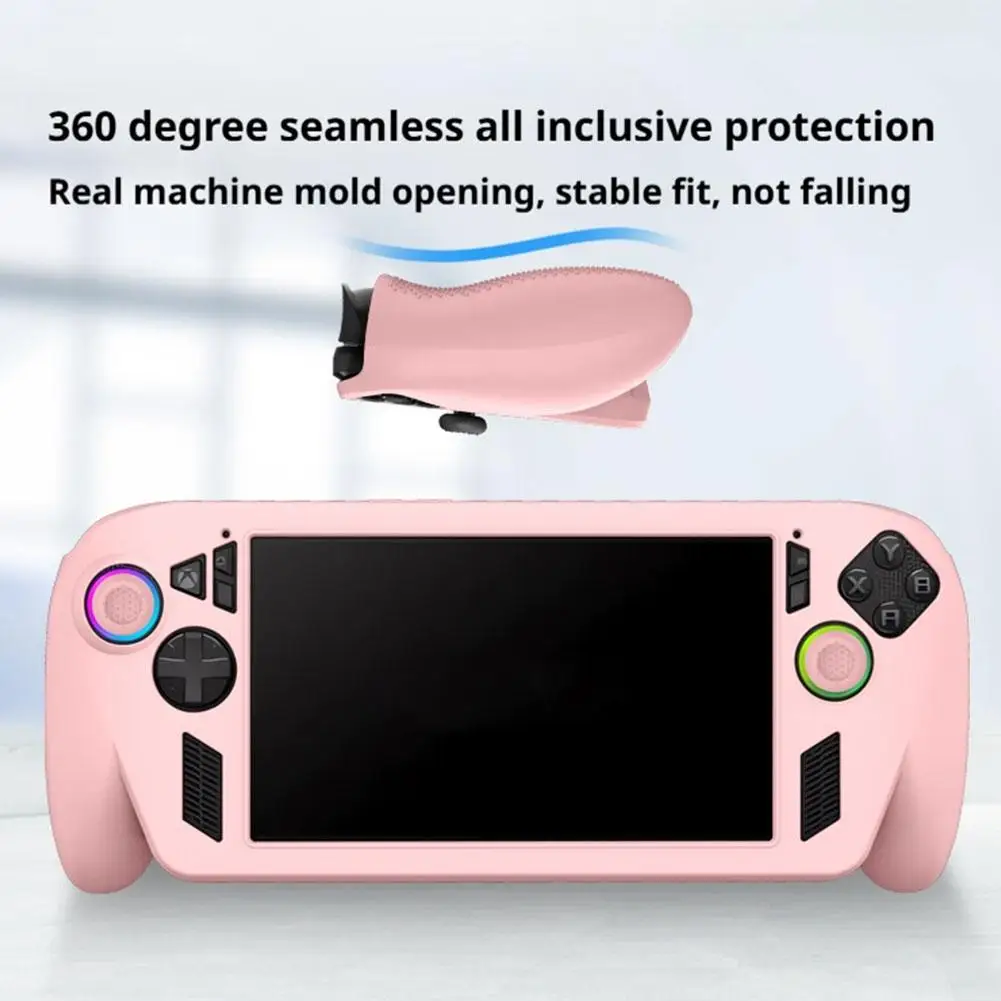 Специальный силиконовый защитный чехол для портативного телефона ASUS ROG Ally X, сильная амортизация и 360° °   Аксессуары для бесшовного фитинга