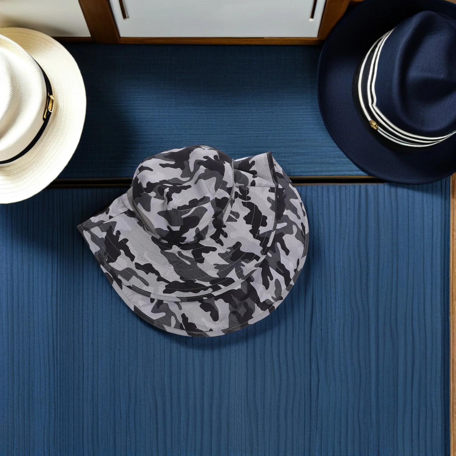 

Sun Hat Neck Flap Wide Brim Uv Protection Bucket Hat Men Women Outdoor Summer Hiking Fishing Protective Hiking Hats