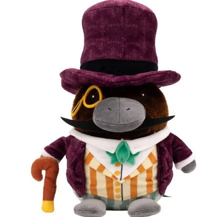 Hot Kaiser Platypus Duck Plush Toy Steel Ambition 4 Game Peripheral Duck Billed Platypus Stuffed Pillow Doll Toy For Kid 24cm