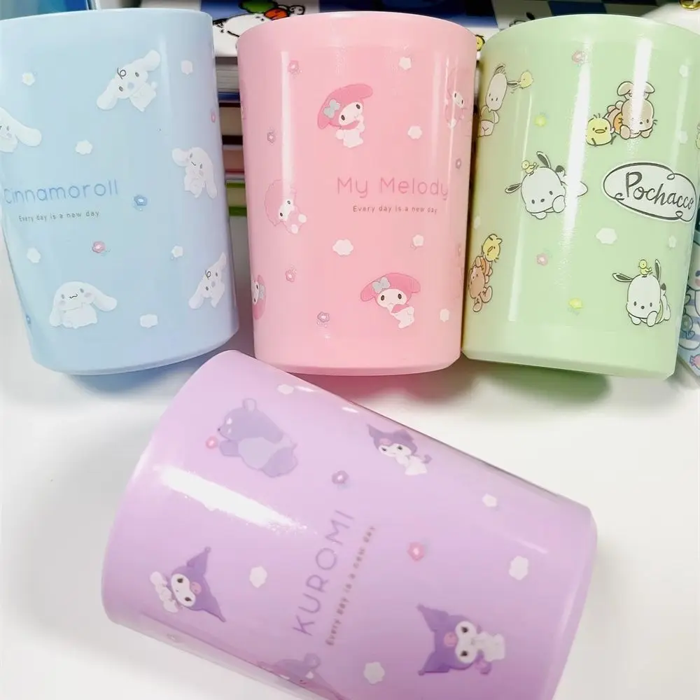 Simple Kawaii Sanrio Cinnamoroll My Melody Rinse Mouth Cup Toothbrush Cup Pochacco Kuromi Children's Home Use Drinking Water Cup