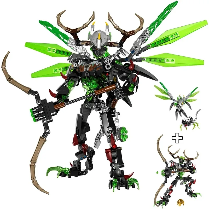 Warriors Actiefiguren Bionicle Bouwstenen Bricks 2in1 Lewa Tahu Onua Umarak de Destroyer Speelgoed Jongen Kid Kinderen Geschenken