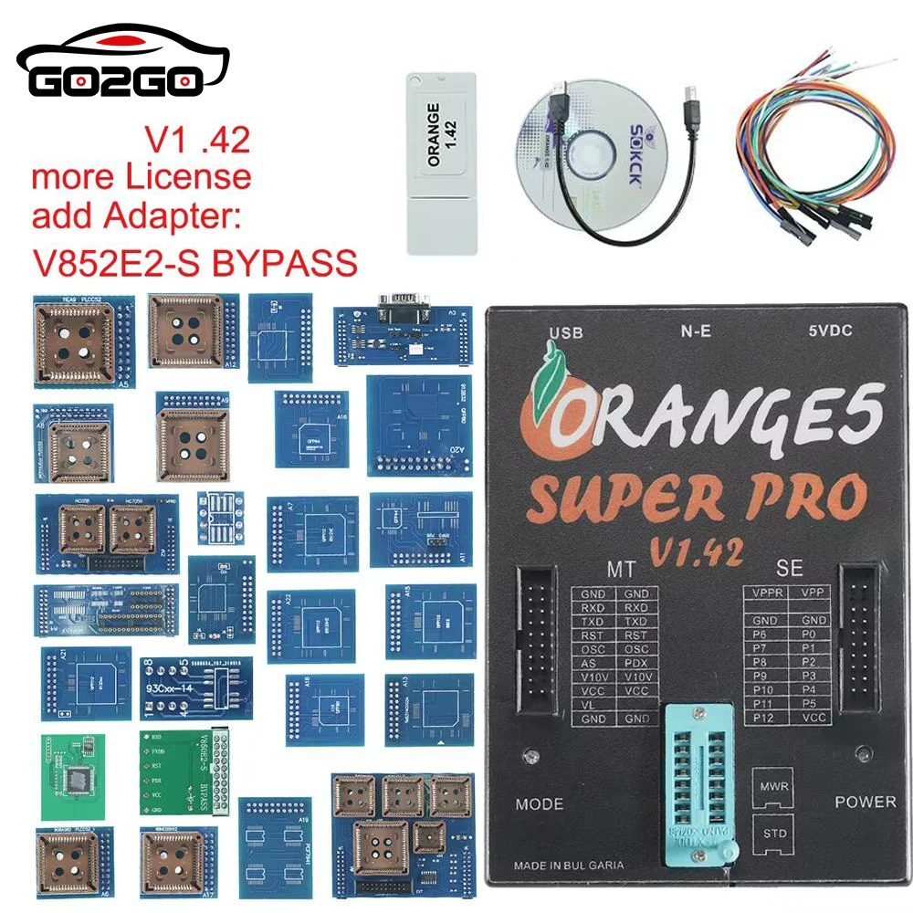 New Orange5 Programmer V1.42 Full Activation Orange 5 Super Prog 1.42 dongle ECU Programming Device Activate Full Authorization