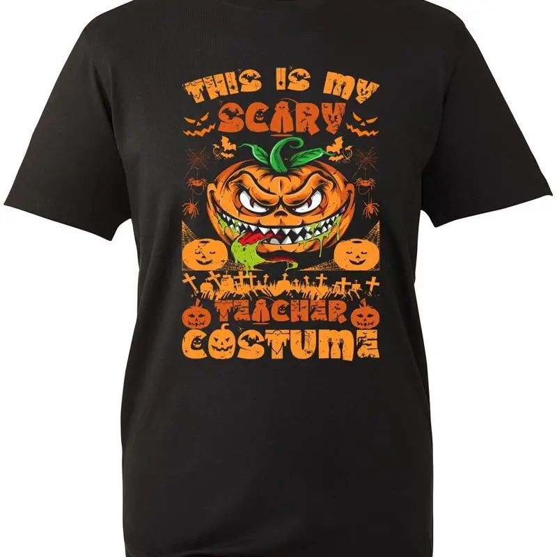 

This Is My Scary T Shirt Teacher Costume Funny Horror Fun Top