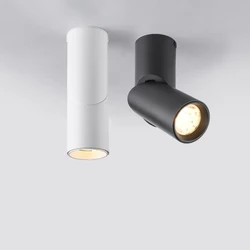 Dimmable Rotating LED Downlights 7W9W12W15W COB LED Ceiling Spot Lights AC110-220V LED Wall Lamp Warm Cold White Indoor Lighting