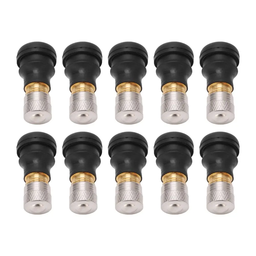 10 PCS Rubber Electric Scooter Vacuum Valve Under 9mm Durable Tubeless Tire Valve Stems for Xiaomi scooter and M365 Pro, etc.